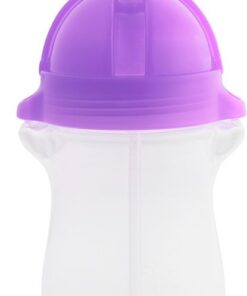 Munchkin Tip & Sip Antilek Rietjesbeker - Vaatwasserbestendig - Vanaf 12 maanden - 296ml – Paars