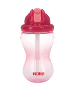 Nuby Flip-It Drinkbeker - 360 ml - Roze