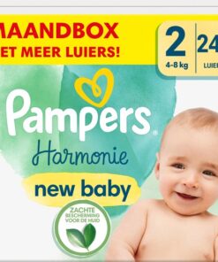 Pampers Harmonie Luiers - Maat 2 (4-8kg) - 240 Luiers - Maandbox