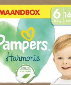 Pampers Harmonie Luiers - Maat 6 (13kg+) - 144 Luiers - Maandbox
