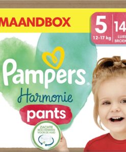 Pampers Harmonie Pants - Maat 5 (12kg-17kg) - 144 Luierbroekjes - Maandbox