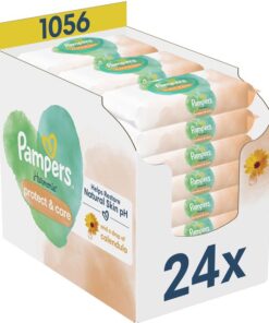 Pampers Harmonie Protect & Care Billendoekjes - 24 Verpakkingen = 1056 Babydoekjes