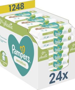 Pampers Sensitive Billendoekjes 0% plastic - 1248 Babydoekjes