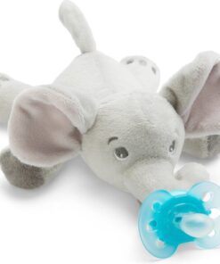 Philips Avent Knuffel Fopspeen - 0 tot 6 Maanden - 1 Speentje - Olifantje - SCF348/13