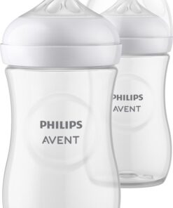 Philips Avent Natural Response Babyfles - 2 Flessen - 260 ml - 1+ maanden - Snelheid 3-speen - SCY903/02