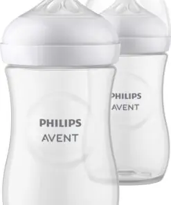 Philips Avent Natural Response Babyfles - 2 Flessen - 260 ml - 1+ maanden - Snelheid 3-speen - SCY903/02