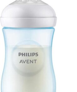 Philips Avent Natural Response Babyfles - Blauw - 1 Fles - 260 ml - 1+ maanden - Snelheid 3-speen - SCY903/21