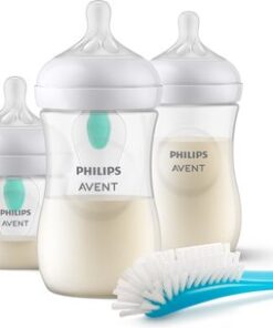 Philips Avent Natural Response Fles - Startersset voor pasgeboren baby's SCD657/11 - Babyflessen met Anti-Koliek Speen