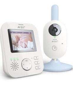 Philips Avent SCD835/26 beeldbabyfoon - babyfoon met camera - wit lichtblauw