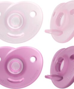 Philips Avent Soothie Fopspeen - 0 tot 6 Maanden - 2 Speentjes - Roze/Donkerroze - SCF099/22