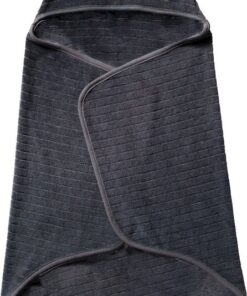 Snoozebaby Badcape Organisch Katoen Storm Grey - 80x80 cm