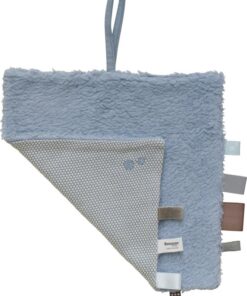 Snoozebaby Organisch Knuffeldoekje Fresh Blue - 25x25 cm