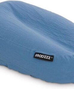 Snoozzz Relax hoes voor voedingskussen - maakt van je voedingskussen een babynestje - 100% katoen - jeans blauw