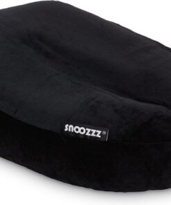 Snoozzz Relax hoes voor voedingskussen zwangerschapskussen - extra zacht microvezel - Zwart