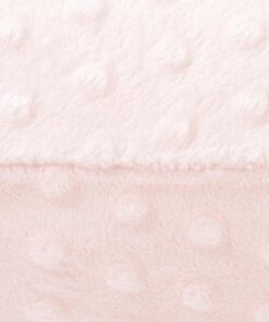 Snoozzz Voedingskussenhoes - Hoes voor voedingskussen zwangerschapskussen - zachte velours - 185 cm - Roze Dots