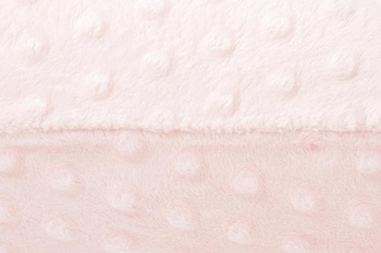 Snoozzz Voedingskussenhoes - Hoes voor voedingskussen zwangerschapskussen - zachte velours - 185 cm - Roze Dots
