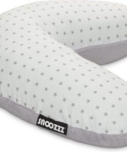 Snoozzz Voedingskussen Small met afneembare hoes Mini ster - Fiber vulling - 120 cm