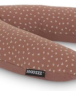 Snoozzz Voedingskussen Zwangerschapskussen Zijslaapkussen Premium kwaliteit - 185 cm - microparel vulling - luxe verpakking - 100% katoen - Babette