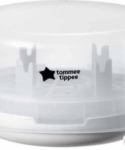 Tommee Tippee - magnetronstoomsterilisator voor zuigflessen en toebehoren - doodt virussen* en 99,9% van de bacteriën - 4 minuten durende sterilisatiecyclus