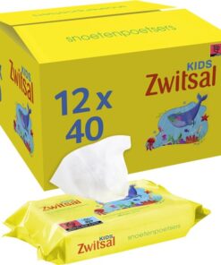 Zwitsal Kids Snoetenpoetsers - 480 stuks - Voordeelverpakking