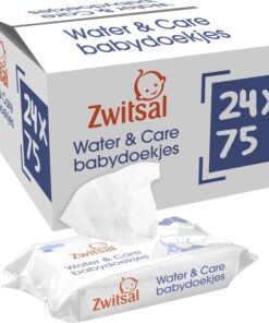 Zwitsal Water & Care Billendoekjes Parfumvrij - 1800 doekjes - Voordeelverpakking