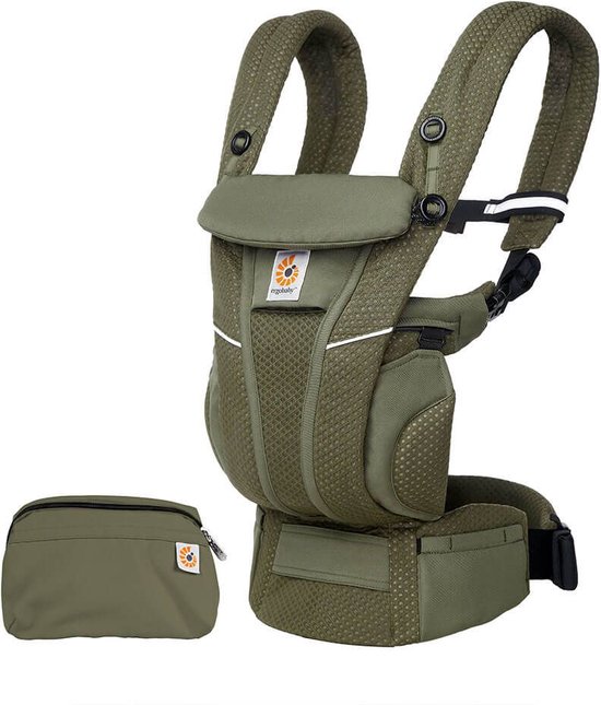 Ergobaby Omni Breeze Draagzak - Olive Green - baby draagzak