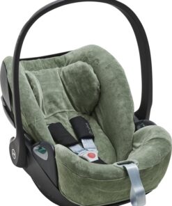 Meyco Baby Velvet autostoelhoes Cybex Cloud Z2 i-size plus - forest green