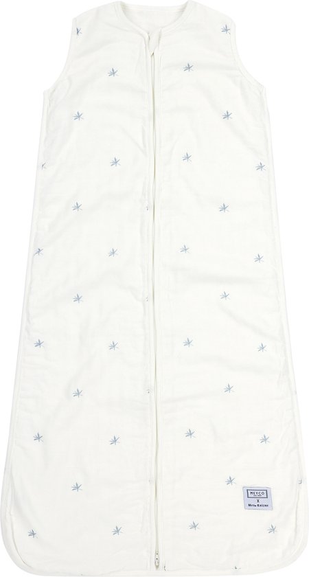 Meyco Baby X Mrs.Keizer Ibiza baby slaapzak - bamboe hydrofiel - denim - 110cm
