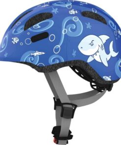 Abus Smiley 2.0 fietshelm kind - Blue Sharky M