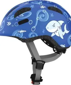 Abus Smiley 2.0 fietshelm kind - Blue Sharky S