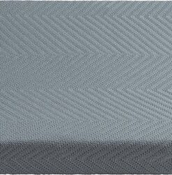 Baby's Only Gebreide baby aankleedkussenhoes - Waskussenhoes met visgraatmotief - Overtrek verzorgingskussen Grace - Nordic Blue - 45x70 cm