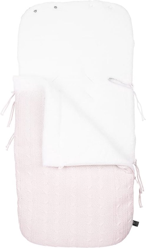 Baby's Only Voetenzak autostoel 0+ Cable - Classic Roze - Geschikt voor drie- en vijfpuntsgordel