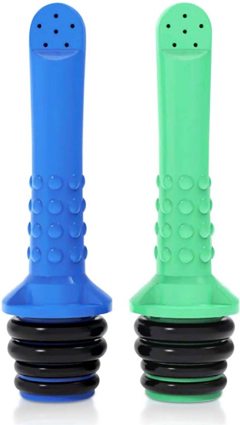 Clean Bum® Mobiele Bidet Nozzle (Set 2 stuks) - Peri Bottle - Bidet Handdouche - Past Op Meeste Flesjes - Incl. Reiszakje