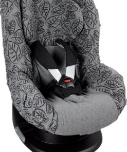 Dooky Seat Cover Groep 1 - Autostoel hoes - Grey Leaves
