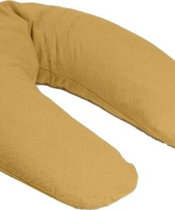 Doomoo Basics Cover - Hoes voor Voedingskussen Comfy Big - Biokatoen - 190cm - Tetra Ocre