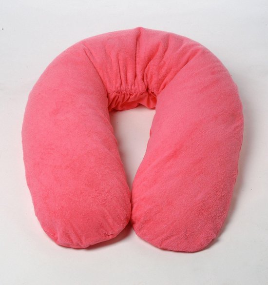 Form-Fix Voedingskussenhoes - Hoes voor Form Fix XL - 100% katoen en comfortabel badstof - Fuchsia