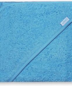 Funnies badcape blauw | omslagdoek – BLAUW | 80x80 cm | 100% katoen | Funnies