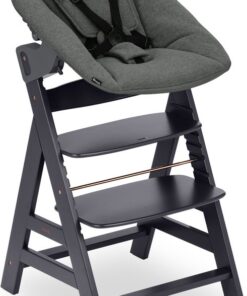 Hauck Alpha Kinderstoel - Newborn Set – FSC®-gecertificeerd - Dark Grey