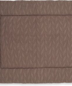 Jollein - Boxkleed (Chestnut) - Spring Knit - Katoen - Speelkleed Baby - 80x100cm