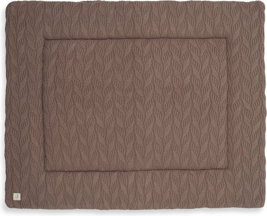 Jollein - Boxkleed (Chestnut) - Spring Knit - Katoen - Speelkleed Baby - 80x100cm