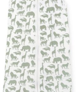 Jollein Baby Slaapzak Hydrofiel 110cm - Safari - Forest Green