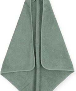 Jollein Badcape | omslagdoek badstof - 75x75cm - Ash green