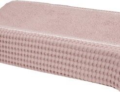 Koeka aankleedkussenhoes wafel Amsterdam - katoen - mauve - 45x73cm