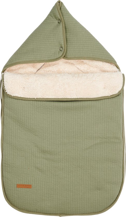 Little Dutch Voetenzak autostoeltje 0+ Pure Olive