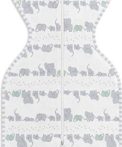 Love to Dream™ Babyslaapzak Swaddle Up™ - Inbakeren - Baby 3-6 maanden - 6-8.5 kg - Zomer - Elephant