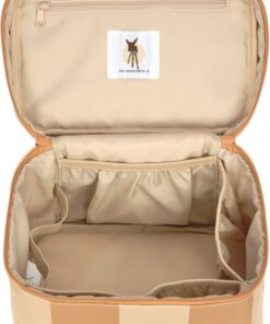 Lässig Luiertas Nursery Caddy To Go - beige/camel