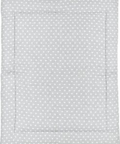Meyco Baby Little Dots boxkleed - grey - 80x100cm