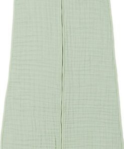 Meyco Baby Uni pre-washed hydrofiele slaapzak zomer - soft green - 60cm