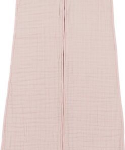 Meyco Baby Uni pre-washed hydrofiele slaapzak zomer - soft pink - 110cm