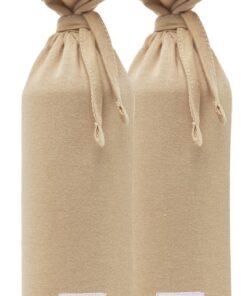 Meyco kruikenzak 2-pack Basic jersey - warm sand